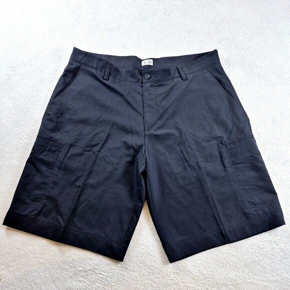 Adidas Golf Shorts Mens 36x10 Navy Blue Athletic Performance Or Casual Cargo - Picture 1 of 9